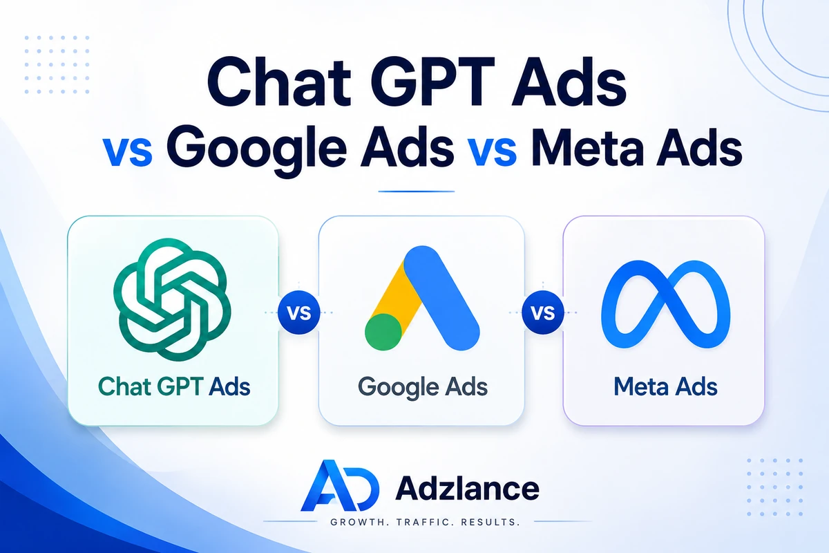 ChatGPT Ads vs Google Ads vs Meta Ads