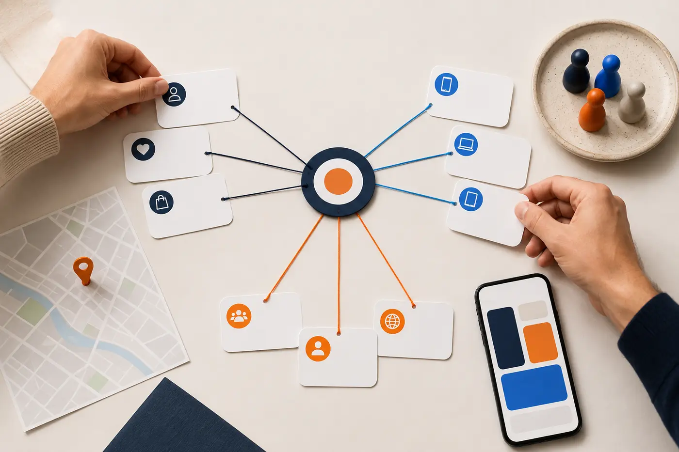 Paid media strategist planning ChatGPT Ads context hints and targeting